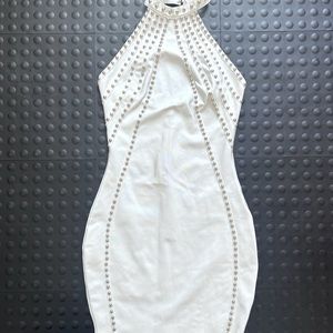 by the way. Jayden Studded Halter Dress